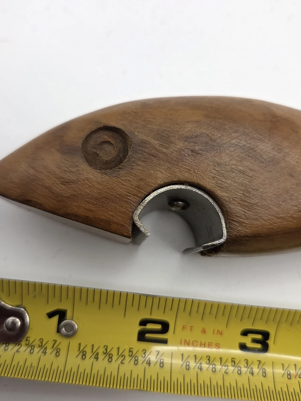 Vintage Oliv Art Wooden Shark Bottle Opener Stamped Made In Spain